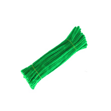 Hot sale 6mm*30cm colorful Twist Wire Pipe Cleaner DIY  Chenille stem for Kids Crafts